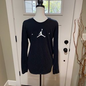 Kid's Nike Air Jordan Long Sleeve Dri Fit Shirt